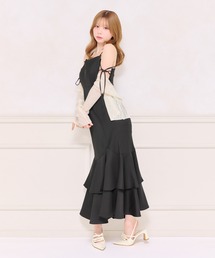 セール】スクエアネックマーメイドワンピース【ZOZOTOWN限定アイテム