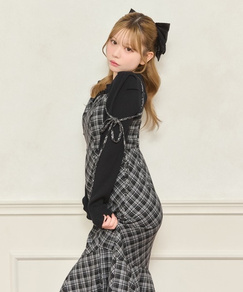 デザインティアードキャミワンピース（ワンピース）｜apres jour