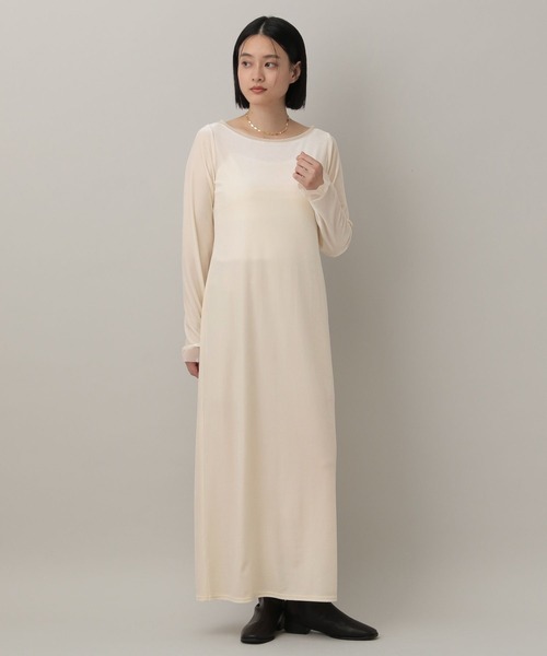 A part by(アパートバイ)の「チュールベロア2WAYワンピース(ワンピース・レディース・アイボリー/ブラック・FREE)」の1枚目の写真