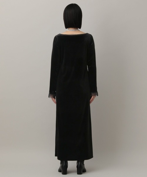 A part by(アパートバイ)の「チュールベロア2WAYワンピース(ワンピース・レディース・アイボリー/ブラック・FREE)」の14枚目の写真