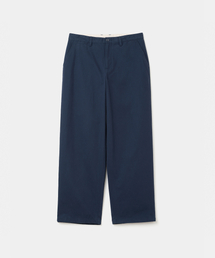peach basic chino pants navy