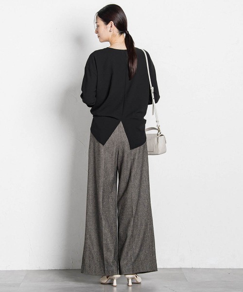 LAUTREAMONT（ロートレアモン）の「ツイルツイードワイドパンツ（その他パンツ・レディース・ブラック系その他/ライトグレー・9号/11号/7号）」の13枚目の写真