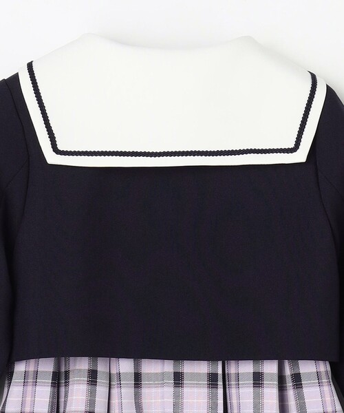 ANY(エニィ)の「【2点セット】セーラージャケット+チェックワンピース(ドレス・キッズ・ブラウン系/ネイビー系・120/110/130)」の13枚目の写真