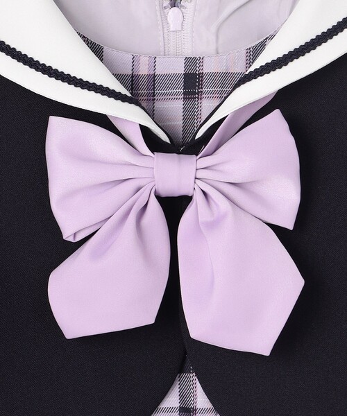 ANY(エニィ)の「【2点セット】セーラージャケット+チェックワンピース(ドレス・キッズ・ブラウン系/ネイビー系・120/110/130)」の14枚目の写真