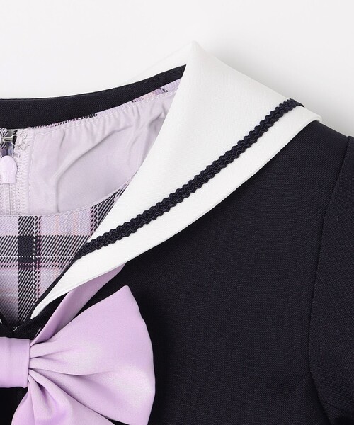 ANY(エニィ)の「【2点セット】セーラージャケット+チェックワンピース(ドレス・キッズ・ブラウン系/ネイビー系・120/110/130)」の15枚目の写真