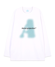 ビッグAオーバーサイズロングスリーブTシャツ_ホワイト