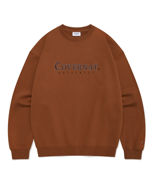 COVERNAT(カバーナット)の「アセンティックロゴスウェットブラウン(スウェット・レディース・その他・X-LARGE/SMALL/MEDIUM/LARGE)」の1枚目の写真