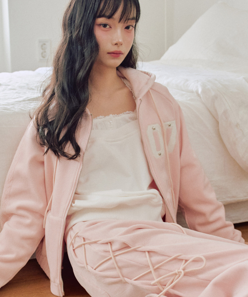 ZEROPLANET（ゼロプラネット）の「クロエベルボアフードジップアップ[PINK]（パーカー・レディース・ライトピンク・SMALL/MEDIUM）」の3枚目の写真