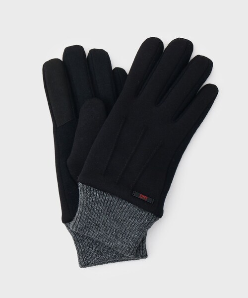 TAKEO KIKUCHI（タケオキクチ）の「【スマホ対応】アーバンフレックス グローブ（手袋・メンズ・チャコールグレー/ネイビー/ブラック・00）」の2枚目の写真