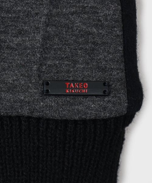 TAKEO KIKUCHI（タケオキクチ）の「【スマホ対応】アーバンフレックス グローブ（手袋・メンズ・チャコールグレー/ネイビー/ブラック・00）」の7枚目の写真