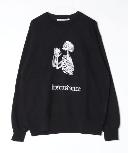 Children of the discordance(チルドレン オブ ザ ディスコ-ダンス)の「Children of the discordance / "STILL STANDIN" EMBROIDERY SWEAT PO / DISCS-029(スウェット・メンズ・ブラウン/ブラック・2/1)」の2枚目の写真