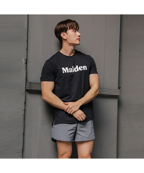 MALDEN(モールデン)の「エアリーズロゴ半袖Tシャツ(Tシャツ/カットソー・メンズ・ブラック/クリーム/ホワイト/ネイビー・LARGE/MEDIUM/SMALL)」の2枚目の写真
