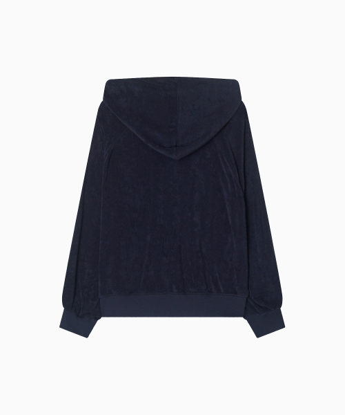 MENASOO(ミナス)の「Terry Raglan Hooded Zip Up_Navy(パーカー・レディース・ネイビー・F)」の13枚目の写真