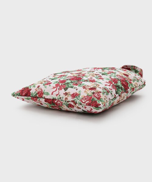 LAURA ASHLEY(ローラアシュレイ)の「【A4サイズ/ジャカード/ギフトにおすすめ!】メアリーポート ブーケ柄 トートバッグ(トートバッグ・レディース・ワイン系・00)」の5枚目の写真