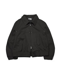 PLACESTUDIOMAN（プレイススタジオメンズ）の「Vintage Washed Overfit Minimal Suede Blouson Jacket [Black]（MA-1）」