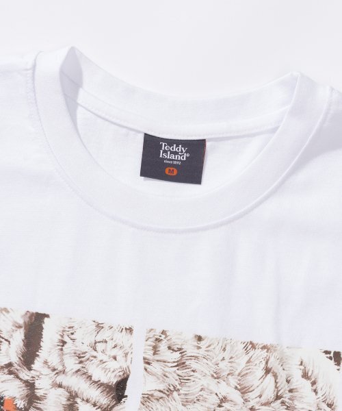 TEDDYISLAND(テディアイランド)の「コラージュテディ半袖ホワイト(Tシャツ/カットソー・メンズ・その他・MEDIUM/LARGE)」の6枚目の写真
