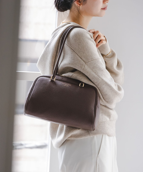 CHRISTIAN VILLA（クリスチャンヴィラ）の「《WEB限定追加3》CHRISTIAN VILLA/クリスチャンヴィラ ボストンバッグ（ボストンバッグ・レディース・ライトグレー/ブラック/ブラウン・FREE）」の3枚目の写真