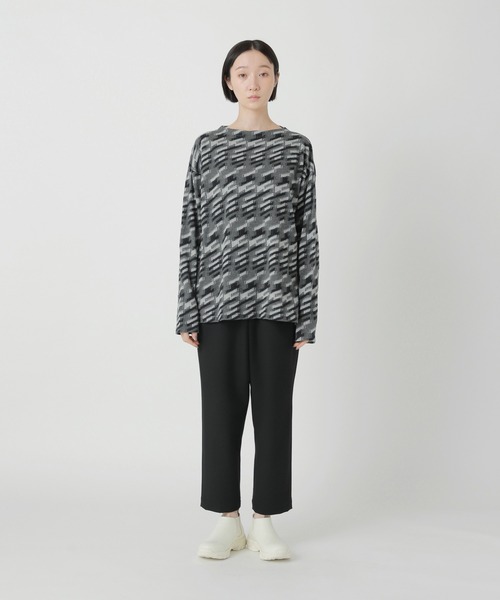Plantation(プランテーション)の「シャドーグレンJQ / カットソー / (O)(Tシャツ/カットソー・レディース・オフホワイト/グレー・M size/L size)」の7枚目の写真