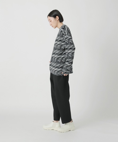 Plantation(プランテーション)の「シャドーグレンJQ / カットソー / (O)(Tシャツ/カットソー・レディース・オフホワイト/グレー・M size/L size)」の8枚目の写真