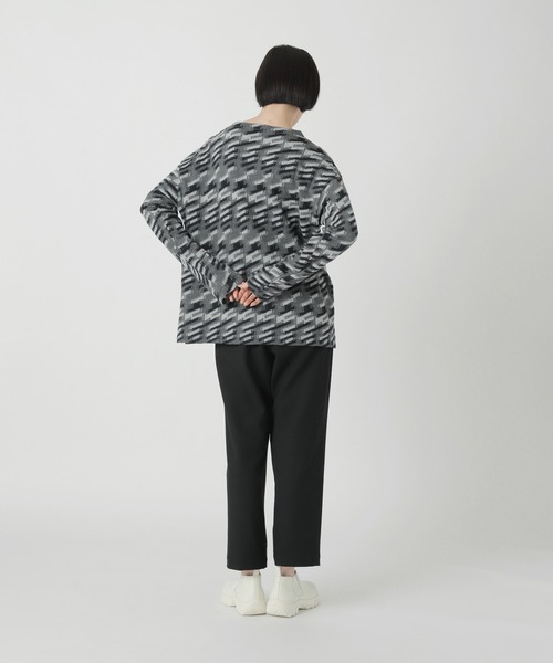 Plantation(プランテーション)の「シャドーグレンJQ / カットソー / (O)(Tシャツ/カットソー・レディース・オフホワイト/グレー・M size/L size)」の9枚目の写真