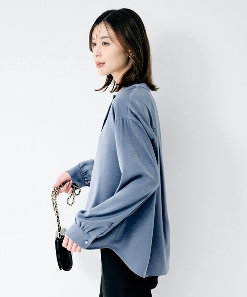 UNTITLED(アンタイトル)の「フロントディティールブラウス(シャツ/ブラウス・レディース・アイボリー・01/02)」の15枚目の写真