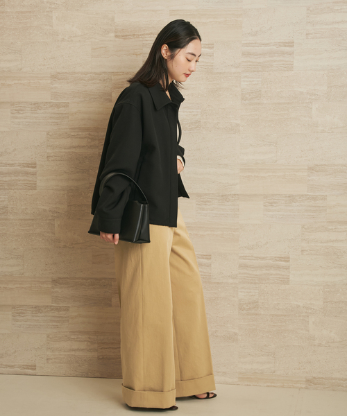 plage（プラージュ）の「organic cotton chino パンツ（チノパンツ・レディース・アイボリー/キャメル・34/38/36）」の14枚目の写真