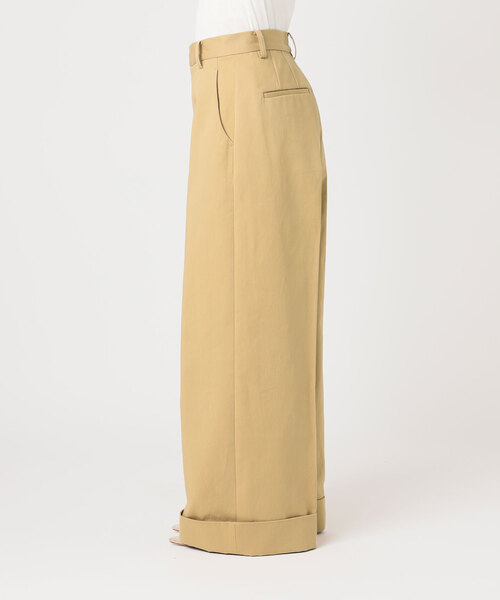 plage（プラージュ）の「organic cotton chino パンツ（チノパンツ・レディース・アイボリー/キャメル・34/38/36）」の21枚目の写真