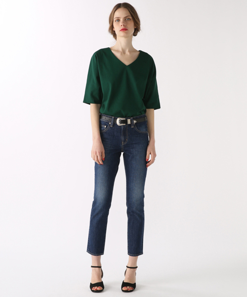 BLACK BY MOUSSY（ブラックバイマウジー）の「MANDHELING blue Denim（デニムパンツ・レディース・ブルー・25inch/23inch/24inch/26inch）」の16枚目の写真