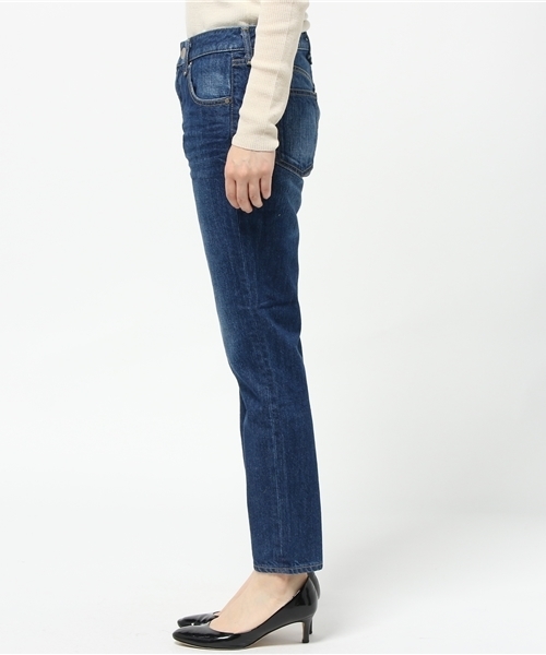 BLACK BY MOUSSY（ブラックバイマウジー）の「MANDHELING blue Denim（デニムパンツ・レディース・ブルー・25inch/23inch/24inch/26inch）」の9枚目の写真