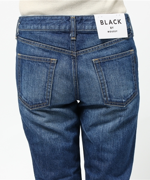 BLACK BY MOUSSY（ブラックバイマウジー）の「MANDHELING blue Denim（デニムパンツ・レディース・ブルー・25inch/23inch/24inch/26inch）」の12枚目の写真