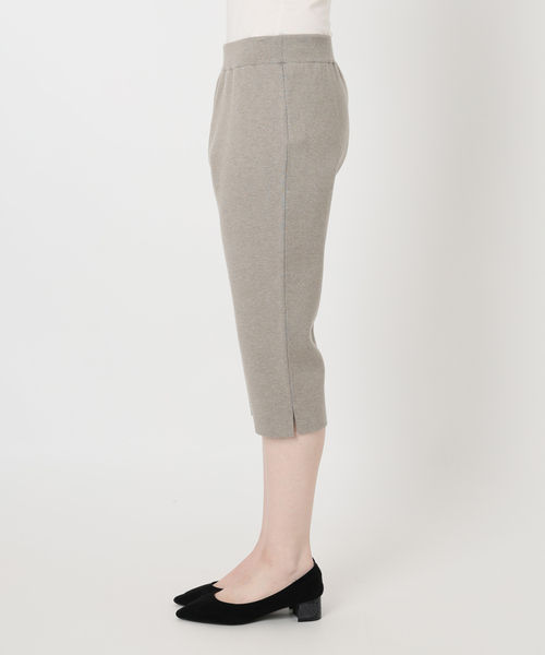 VERMEIL par iena(ヴェルメイユパーイエナ)の「コットンカシミヤ 接結ハーフパンツ(その他パンツ・レディース・ネイビー/ライトグレー・FREE)」の14枚目の写真