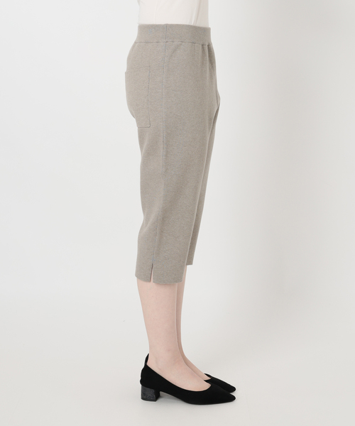 VERMEIL par iena(ヴェルメイユパーイエナ)の「コットンカシミヤ 接結ハーフパンツ(その他パンツ・レディース・ネイビー/ライトグレー・FREE)」の12枚目の写真
