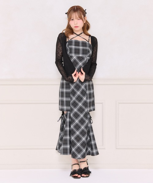apres jour（アプレジュール）の「デザインキャミワンピース（ワンピース・レディース・ブラック系その他/ブラウン系その他/ブラック・X-LARGE/MEDIUM/SMALL）」の11枚目の写真