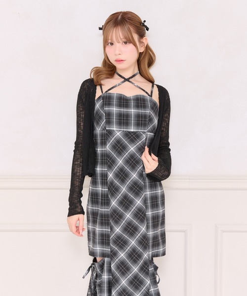 apres jour（アプレジュール）の「デザインキャミワンピース（ワンピース・レディース・ブラック系その他/ブラウン系その他/ブラック・X-LARGE/MEDIUM/SMALL）」の9枚目の写真