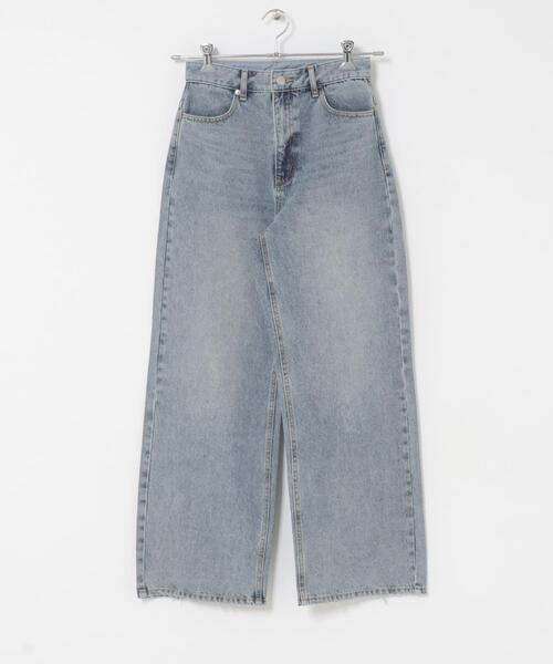 SENSE OF PLACE by URBAN RESEARCH（センスオブプレイスバイアーバンリサーチ）の「ストレートレッグデニム（デニムパンツ・レディース・ブラック/ベージュ/インディゴブルー・MEDIUM/SMALL）」の8枚目の写真