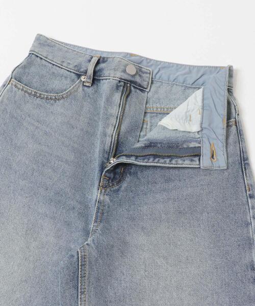 SENSE OF PLACE by URBAN RESEARCH（センスオブプレイスバイアーバンリサーチ）の「ストレートレッグデニム（デニムパンツ・レディース・ブラック/ベージュ/インディゴブルー・MEDIUM/SMALL）」の9枚目の写真