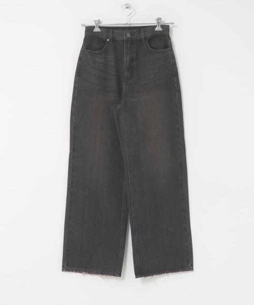 SENSE OF PLACE by URBAN RESEARCH（センスオブプレイスバイアーバンリサーチ）の「ストレートレッグデニム（デニムパンツ・レディース・ブラック/ベージュ/インディゴブルー・MEDIUM/SMALL）」の19枚目の写真