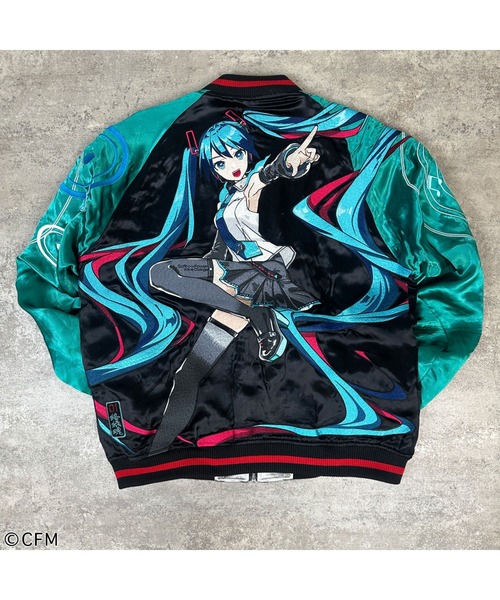 SILVER BULLET（シルバーバレット）の「『HATSUNE MIKU /初音ミク』爆音リバーシブルショートブルゾン（ブルゾン・メンズ・A・L/M/XL）」の3枚目の写真