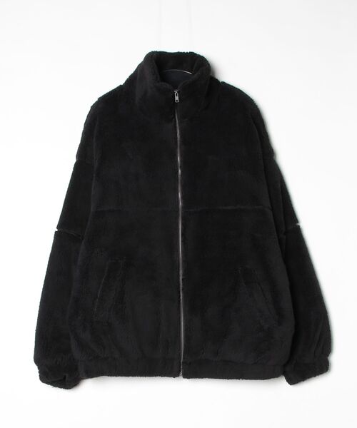 THE MILES(ザ マイルズ)の「フリースボリュームブルゾン(ブルゾン・メンズ・ブラック・LARGE/MEDIUM)」の1枚目の写真