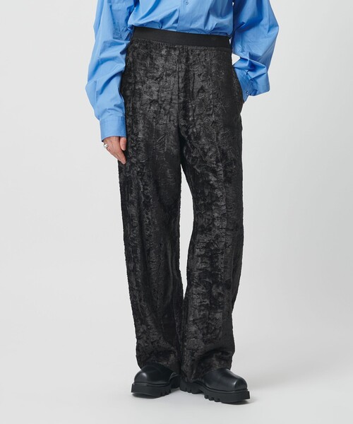 H BEAUTY&YOUTH UNITED ARROWS(エイチビューティーアンドユースユナイテッドアローズ)の「<H>レーヨンシール パンツ(その他パンツ・レディース・ダークグレー/ブラウン系・M/S)」の5枚目の写真