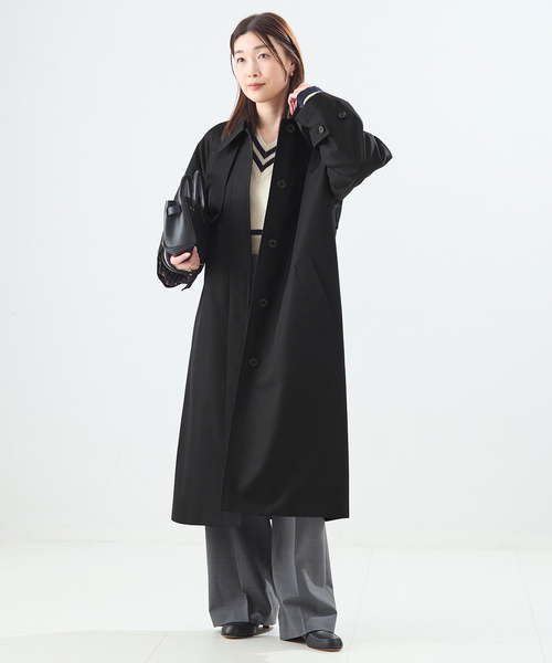 別注】Aquascutum×LESSAGE ステンカラーコート（ステンカラーコート