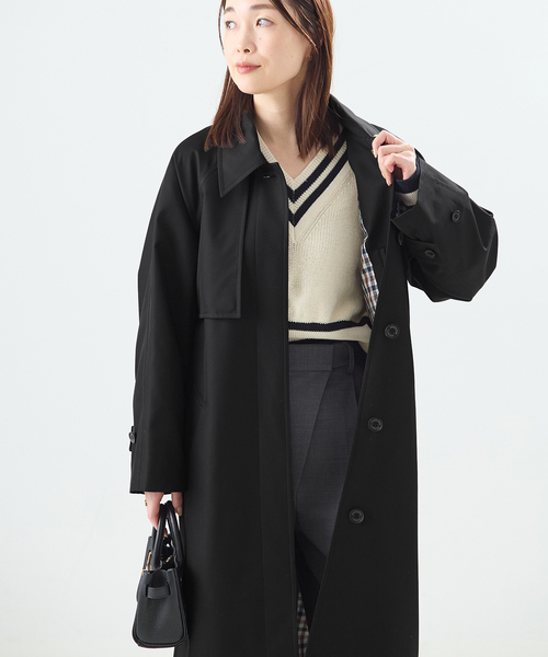 別注】Aquascutum×LESSAGE ステンカラーコート（ステンカラーコート