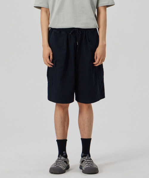 MAKEITTO(メイキット)の「6 POCKETS SEMI WIDE CARGO HALF PANTS_NAVY(その他パンツ・メンズ・その他・MEDIUM/LARGE/X-LARGE)」の4枚目の写真