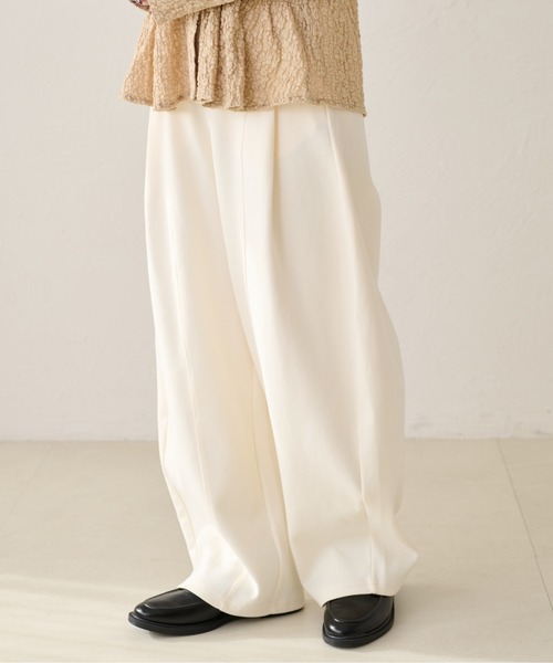 apres jour clair(アプレジュールクレア)の「【apres jour clair】コクーンタックスウェットパンツ(その他パンツ・レディース・ブラウン系その他/アイボリー/グレー・SMALL/MEDIUM/LARGE)」の18枚目の写真