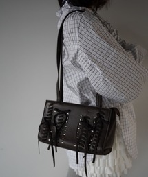 SANSeLF | 【SANSeLF】スタッズレースアップショルダーバッグ saa26s012(ショルダーバッグ)