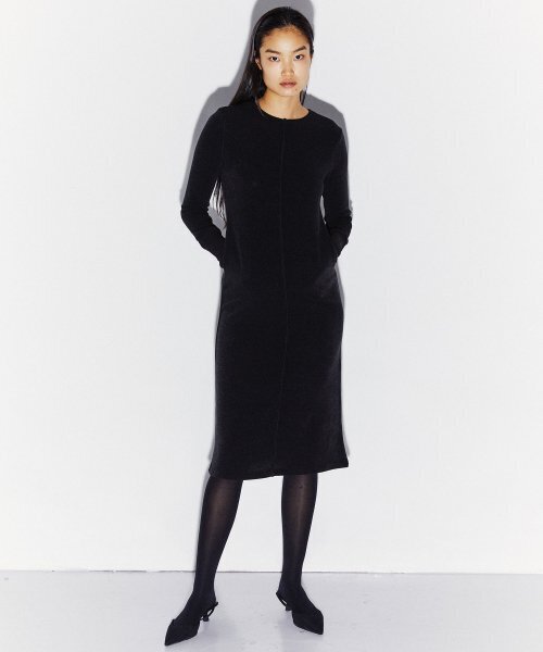 KIMDOH(キムド)の「FRONT BACK KNIT DRESS BLACK(ワンピース・レディース・その他・FREE)」の1枚目の写真