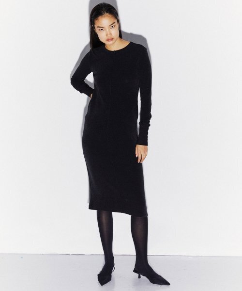 KIMDOH(キムド)の「FRONT BACK KNIT DRESS BLACK(ワンピース・レディース・その他・FREE)」の2枚目の写真