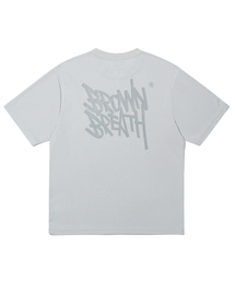 REFLECTIVE TAG MESH TEE - GREY