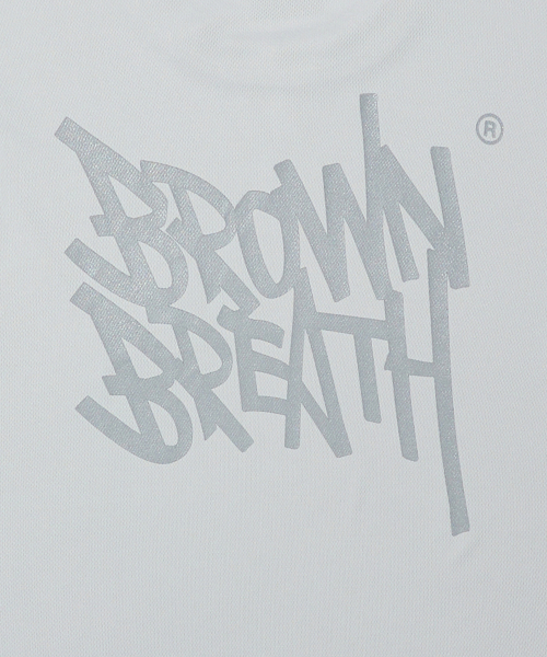 BROWNBREATH(ブラウンブレス)の「REFLECTIVE TAG MESH TEE - GREY(Tシャツ/カットソー・レディース・その他・S/M/L/XL)」の4枚目の写真