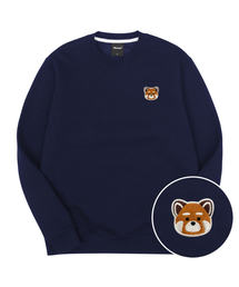 レッサーパンダ刺繍特厚裏毛スウェット